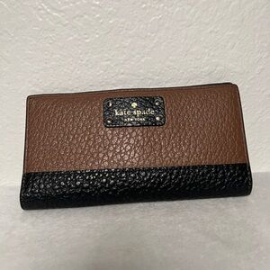 Kate Spade Two-Tone Leather Wallet